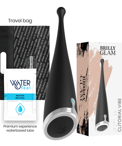 BRILLY GLAM - SPOT VIBE CLITORIAL BLACK BRILLY GLAM - SPOT VIBE CLITORIAL BLACK