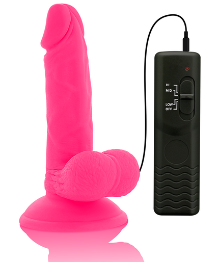 DIVERSIA - FLEXIBLE VIBRATING DILDO PINK 17 CM -O- 3.3 CM DIVERSIA - FLEXIBLE VIBRATING DILDO PINK 17 CM -O- 3.3 CM