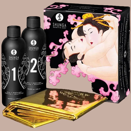 Shunga – Oosterse Body-to-Body Erotische Massagegel Aardbeien & Cava