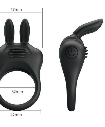 PRETTY LOVE - DAVION RABBIT VIBRATOR RING PRETTY LOVE - DAVION RABBIT VIBRATOR RING
