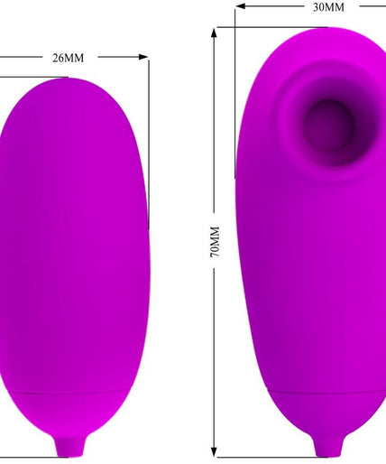 PRETTY LOVE - VIBRATING BULLET AND SUCTION CUP PRETTY LOVE - VIBRATING BULLET AND SUCTION CUP