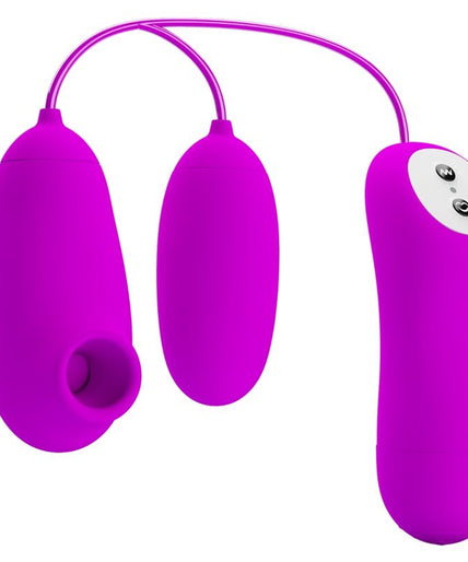 PRETTY LOVE - VIBRATING BULLET AND SUCTION CUP PRETTY LOVE - VIBRATING BULLET AND SUCTION CUP
