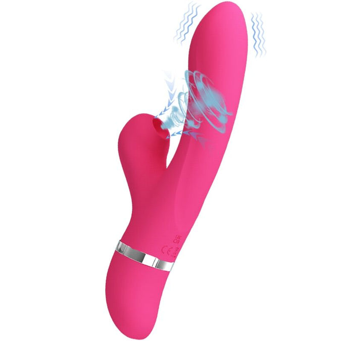 PRETTY LOVE - WILLOW KONIJN VIBRATOR EN ZUIGFUNCTIE