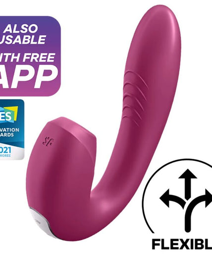 Satisfyer – Sunray Stimulator and Vibrator App Red Satisfyer – Sunray Stimulator and Vibrator App Red