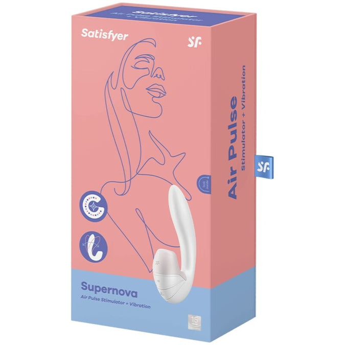 Satisfyer – Supernova Air Pulse Stimulator & Vibration Weiß