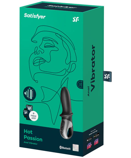 SATISFYER - HOT PASSION ANAL VIBRATOR APP BLACK SATISFYER - HOT PASSION ANAL VIBRATOR APP BLACK