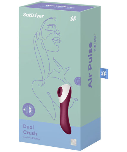 SATISFYER - DUAL CRUSH AIR PULSE VIBRATOR SATISFYER - DUAL CRUSH AIR PULSE VIBRATOR