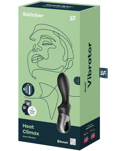 Satisfyer – Heat Climax Anale Vibrator App Zwart Satisfyer – Heat Climax Anale Vibrator App Zwart