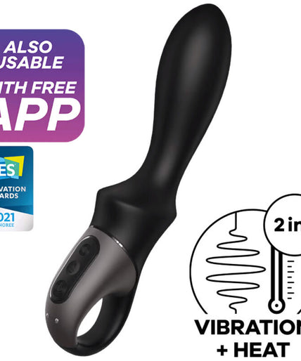 Satisfyer – Heat Climax Anal Vibrator App Black Satisfyer – Heat Climax Anal Vibrator App Black