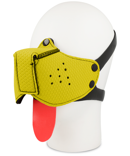 OHMAMA FETISH DOG MUZZLE - YELLOW OHMAMA FETISH DOG MUZZLE - YELLOW