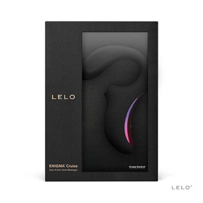 LELO - ENIGMA CRUISE DUBBELE STIMULATIE SONISCHE MASSAGEAPPARAAT ZWART