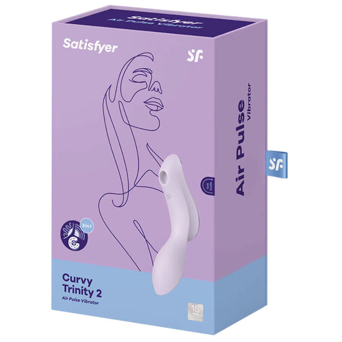 Satisfyer – Curvy Trinity 2 Luchtdruk Vibrator Paars