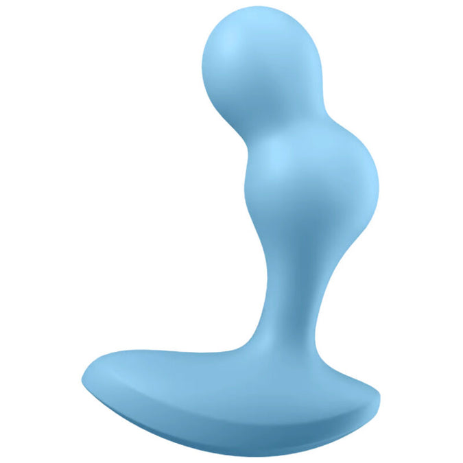 SATISFYER - DEEP DIVER TRILLENDE PLUG APP BLAUW