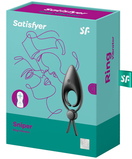 Satisfyer – Sniper Ring Vibrator Schwarz Satisfyer – Sniper Ring Vibrator Schwarz
