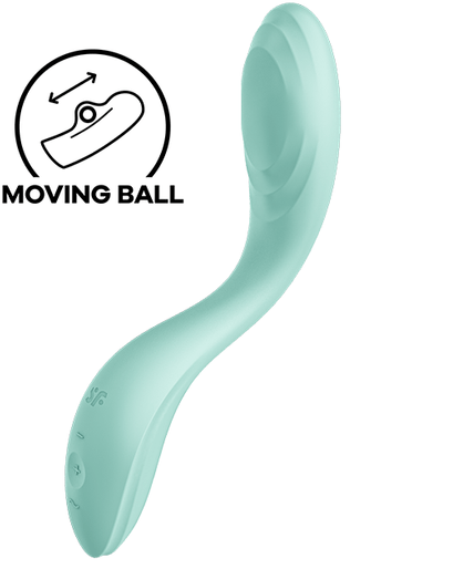 SATISFYER - RRROLLING PLEASURE GSPOT VIBRATOR GREEN SATISFYER - RRROLLING PLEASURE GSPOT VIBRATOR GREEN