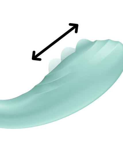 SATISFYER - RRROLLING PLEASURE GSPOT VIBRATOR GREEN SATISFYER - RRROLLING PLEASURE GSPOT VIBRATOR GREEN