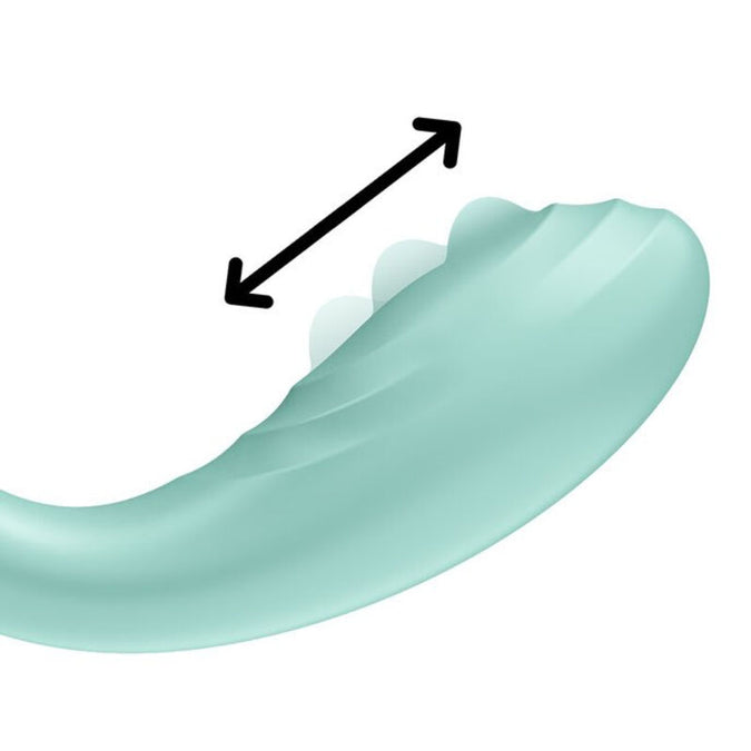 SATISFYER - RRROLLING PLEASURE GSPOT VIBRATOR GROEN