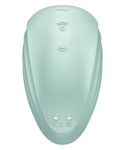 SATISFYER - PEARL DIVER AIR PULSE STIMULATOR & VIBRATOR GREEN SATISFYER - PEARL DIVER AIR PULSE STIMULATOR & VIBRATOR GREEN