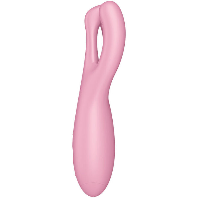 SATISFYER - THREESOME 4 VIBRATOR APP ROZE