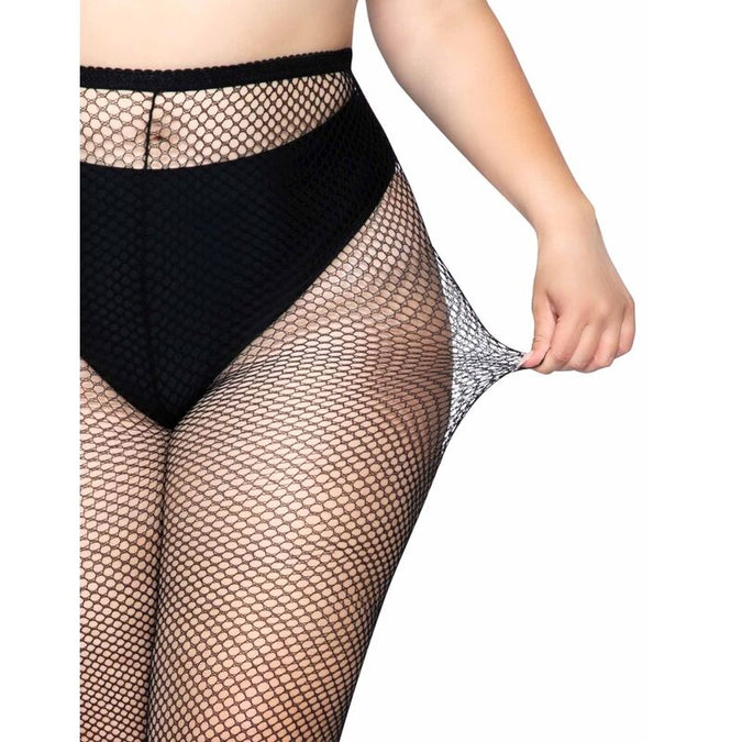 Leg Avenue – Visnetpanty in grote maten