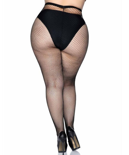 LEG AVENUE - PANTY MET NETPATROON PLUS SIZE LEG AVENUE - PANTY MET NETPATROON PLUS SIZE
