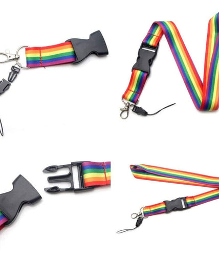 PRIDE - LGBT FLAG LANYARD PRIDE - LGBT FLAG LANYARD