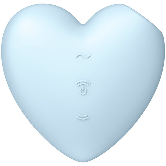 Satisfyer – Cutie Heart Air Pulse Stimulator & Vibrator Blue
