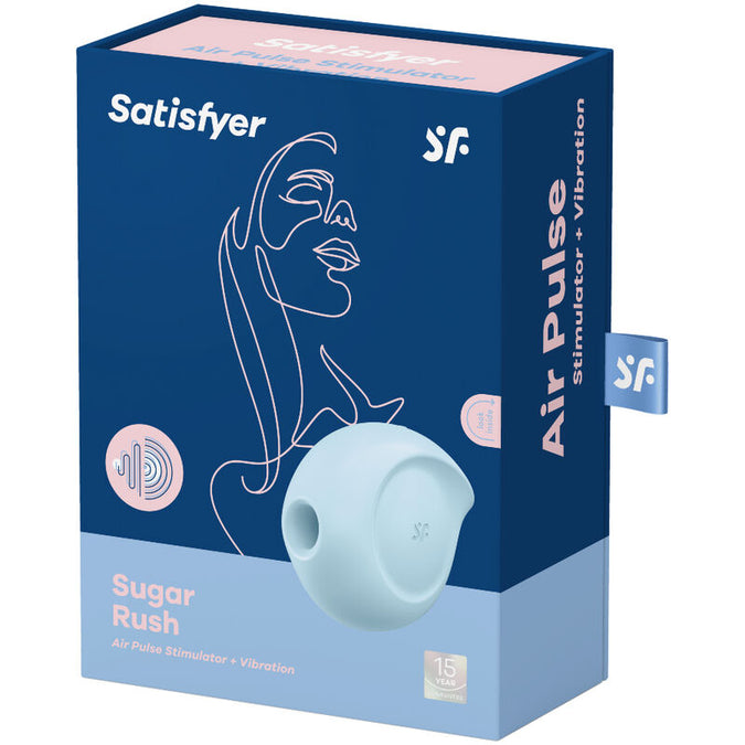 Satisfyer – Sugar Rush Air Pulse Stimulator & Vibrator Blue