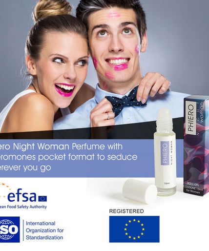 500 COSMETICS - PHIERO NIGHT WOMAN. PARFUM MET FEROMONEN IN ROLL-ON FORMAAT VOOR VROUWEN 500 COSMETICS - PHIERO NIGHT WOMAN. PARFUM MET FEROMONEN IN ROLL-ON FORMAAT VOOR VROUWEN
