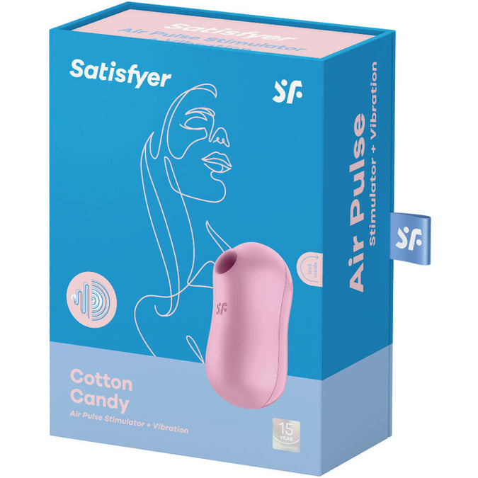 Satisfyer – Cotton Candy Air Pulse Stimulator & Vibrator Lilac