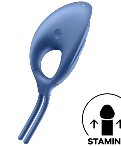 SATISFYER - SWORDSMAN RING VIBRATOR BLUE SATISFYER - SWORDSMAN RING VIBRATOR BLUE