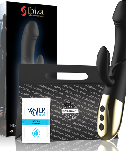 IBIZA - POWERFUL ANATOMICAL VIBRATOR WITH RABBIT IBIZA - POWERFUL ANATOMICAL VIBRATOR WITH RABBIT