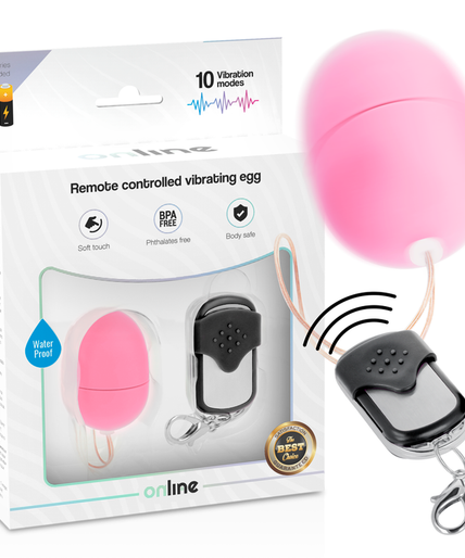ONLINE - REMOTE CONTROL VIBRATING EGG S PINK ONLINE - REMOTE CONTROL VIBRATING EGG S PINK