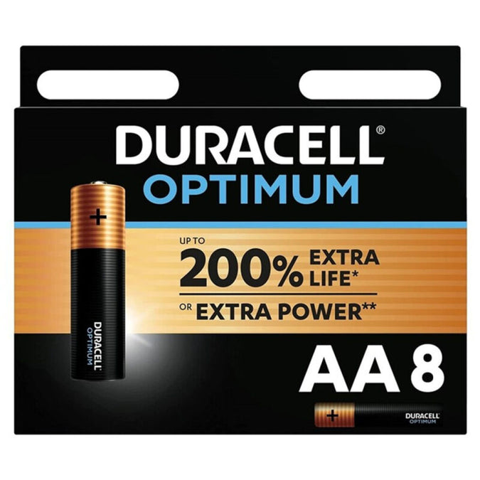 Duracell – Optimum 200 Alkaline batterij AA LR6 8 stuks