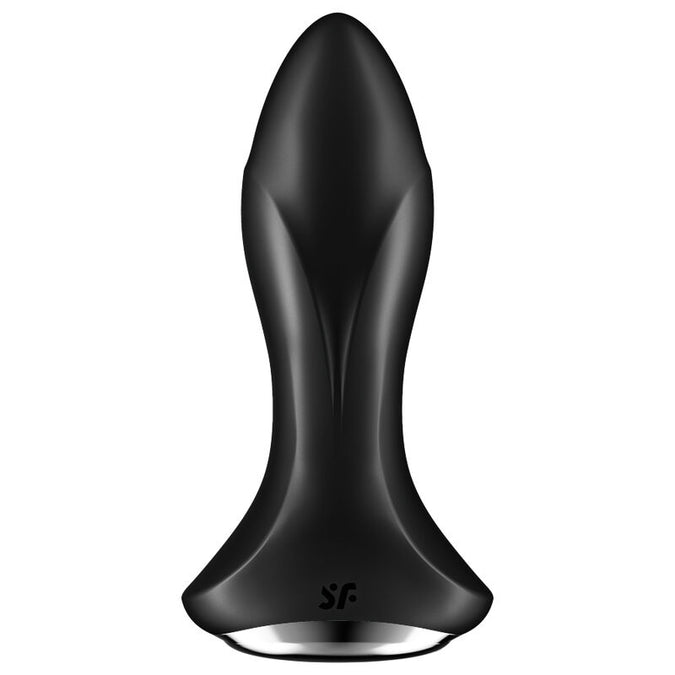 SATISFYER - ROTATOR PLUG 1+ TRILLENDE PLUG APP ZWART