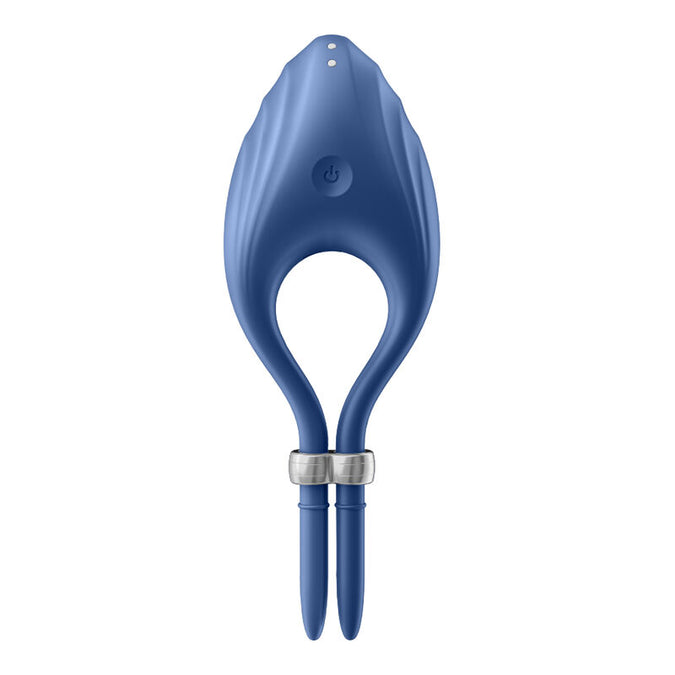 SATISFYER - DUELIST RING VIBRATOR BLAUW