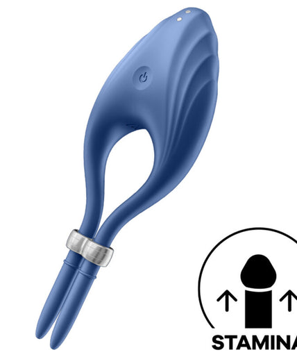 SATISFYER - DUELIST RING VIBRATOR BLUE SATISFYER - DUELIST RING VIBRATOR BLUE