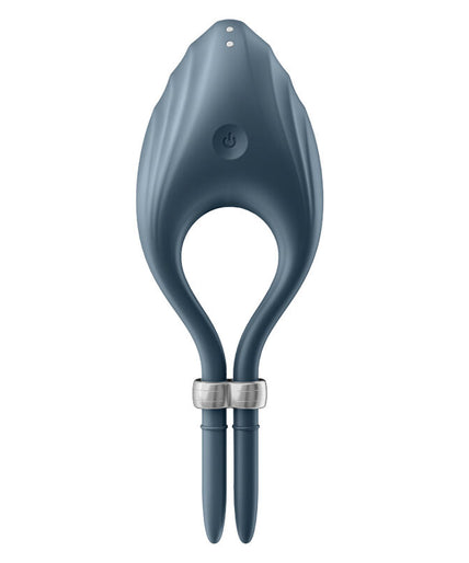 SATISFYER - DUELIST RING VIBRATOR GREY SATISFYER - DUELIST RING VIBRATOR GREY