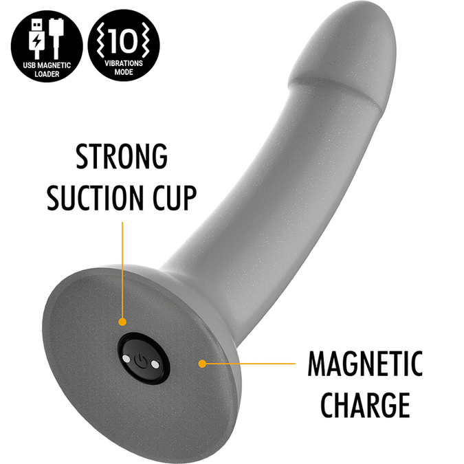 Mythologie – Rune Majestic Dildo S – Vibrator Watchme Draadloze Technologie Compatibel