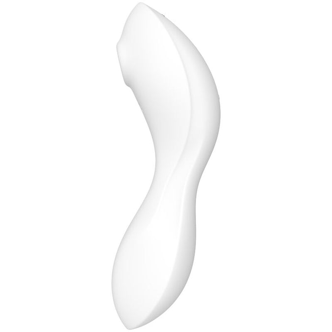Satisfyer – Curvy Trinity 5 Air Pulse Stimulator & Vibrator App White