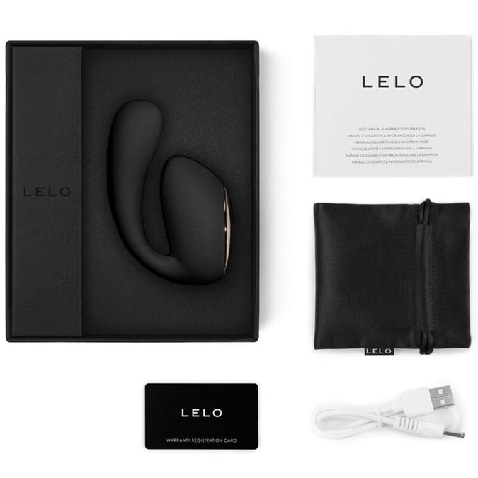 LELO – IDA WAVE koppelmassageapparaat – Zwart