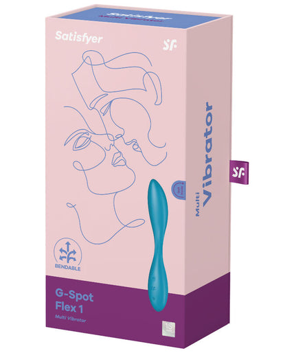 SATISFYER - G-SPOT FLEX 1 MULTI VIBRATOR BLUE SATISFYER - G-SPOT FLEX 1 MULTI VIBRATOR BLUE