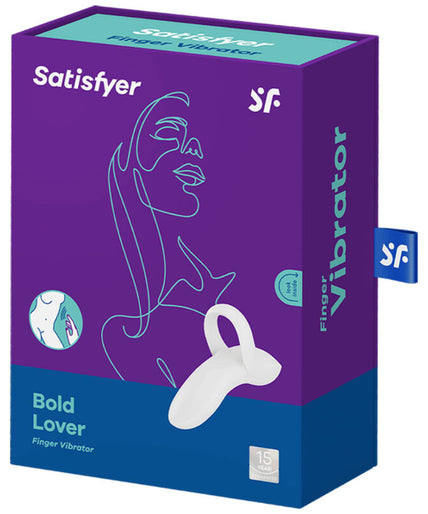 SATISFYER - BOLD LOVER FINGER VIBRATOR WHITE SATISFYER - BOLD LOVER FINGER VIBRATOR WHITE