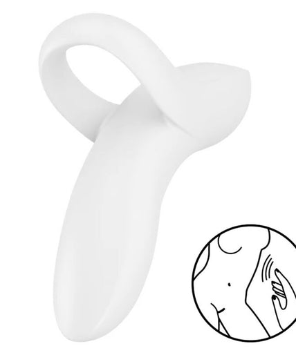 SATISFYER - BOLD LOVER FINGER VIBRATOR WHITE SATISFYER - BOLD LOVER FINGER VIBRATOR WHITE