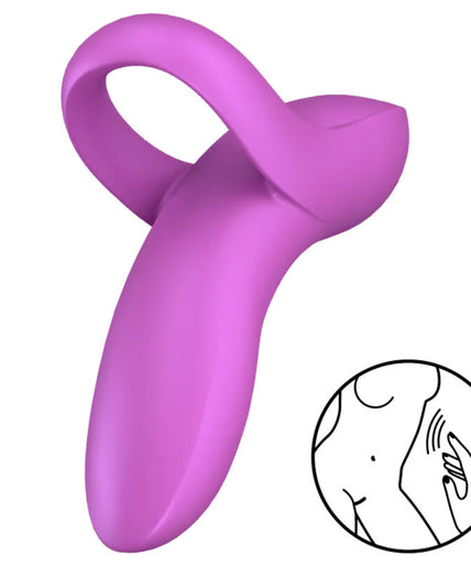 Satisfyer – Bold Lover Finger Vibrator Pink Satisfyer – Bold Lover Finger Vibrator Pink
