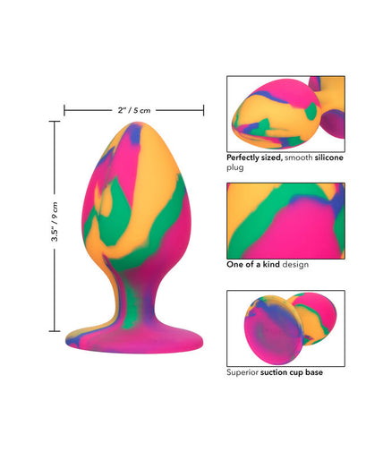 CALEXOTICS - CHEEKY LARGE TIE-DYE PLUG ANAL CALEXOTICS - CHEEKY LARGE TIE-DYE PLUG ANAL