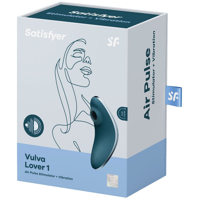 Satisfyer – Vulva Lover 1 Air Pulse Stimulator & Vibrator Blue