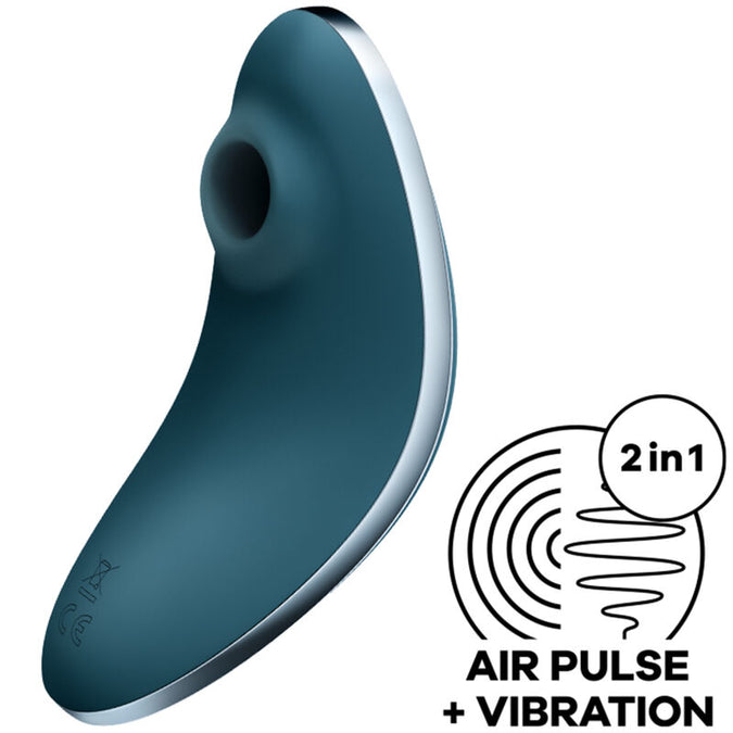 Satisfyer – Vulva Lover 1 Air Pulse Stimulator & Vibrator Blue