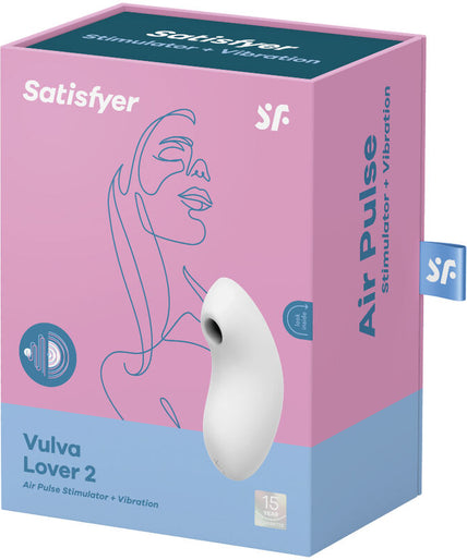 Satisfyer – Vulva Lover 2 Luftimpuls Stimulator & Vibrator Weiß Satisfyer – Vulva Lover 2 Luftimpuls Stimulator & Vibrator Weiß