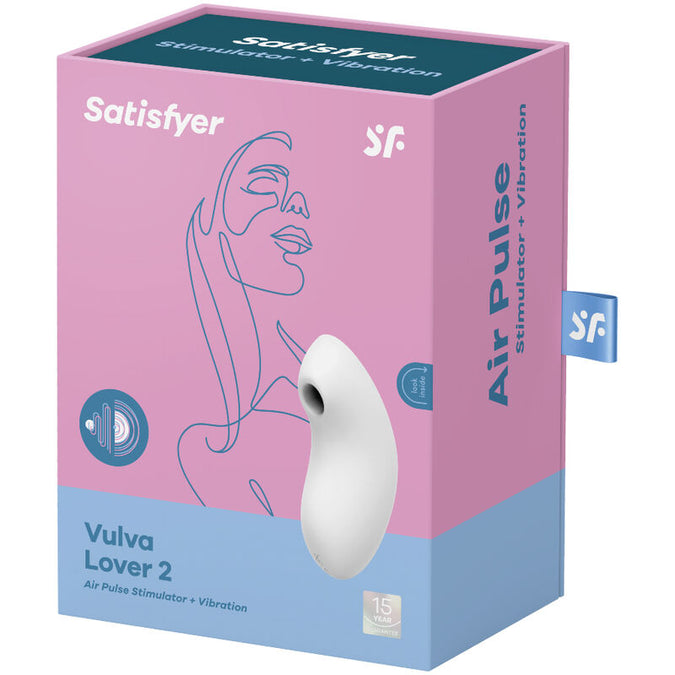 Satisfyer – Vulva Lover 2 Air Pulse Stimulator & Vibrator White